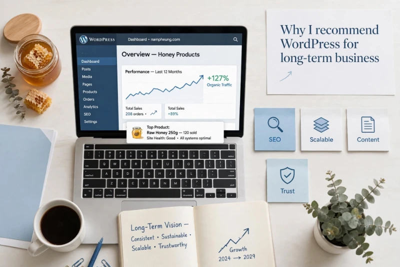 แนะนำ WordPress สำหรับธุรกิจที่มองระยะยาว